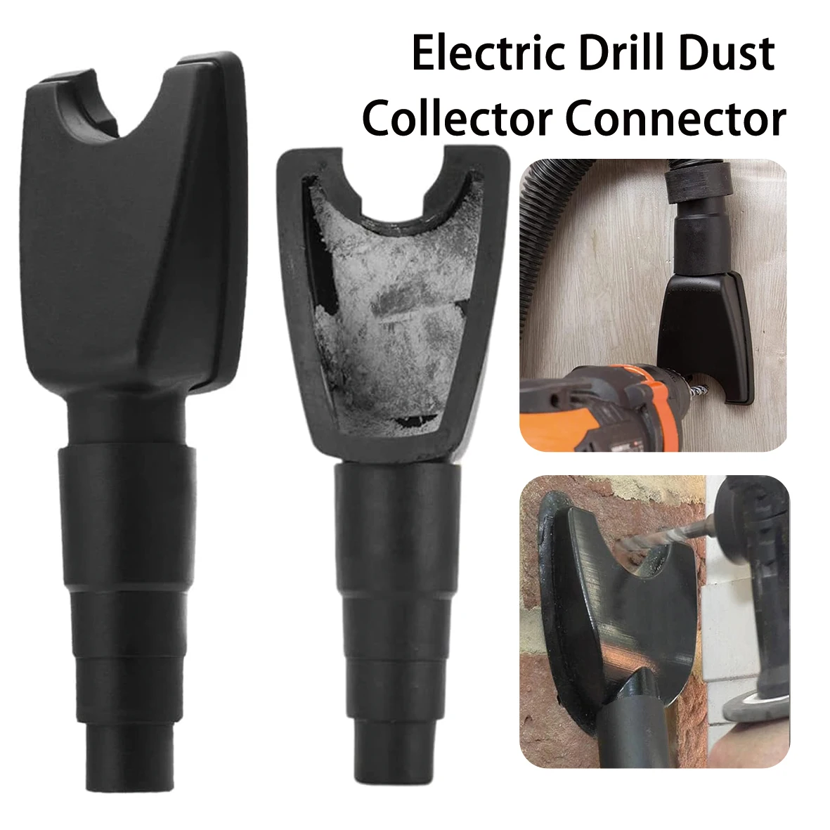 Heißer Freisprech-Staubs ammler Universal-Elektro bohrer Staub-Vakuum-Saug sammler für Holz bearbeitung Heimwerker-Werkzeug zubehör – Detail 2
