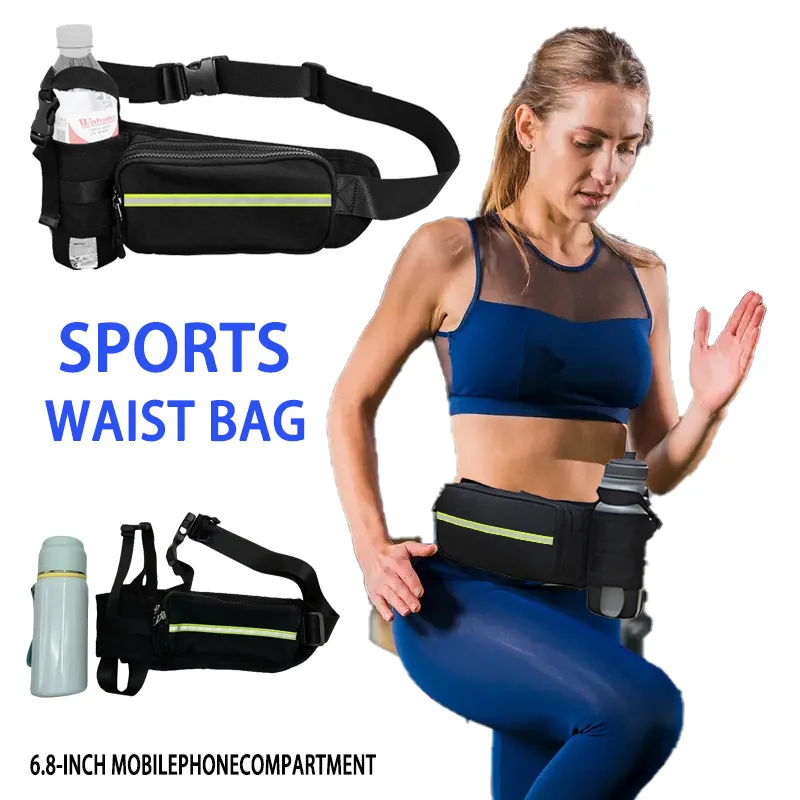 

Сумка на одно плечо/поясная. Двойного назначения с размещением бутылки с водой. Подходит для различных сценариев. Гибкая регулировка.