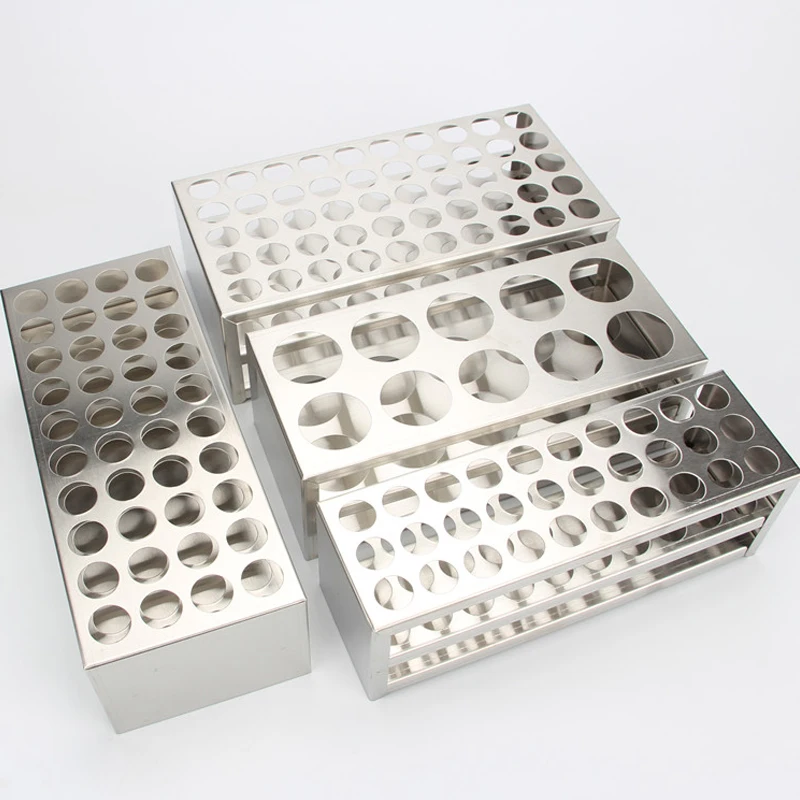 Laboratory Centrifuge Test Tube Rack Aluminum Test Tubes Rack Multifunctional Test Tube Holder Laboratory supplies, 1piece