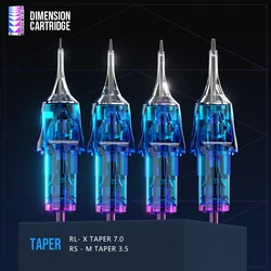 20Pcs Tattoo Cartridge Needle Disposable Sterilized Semi Permanent Makeup Tattoo RL/RM/RS/M1 For Liner