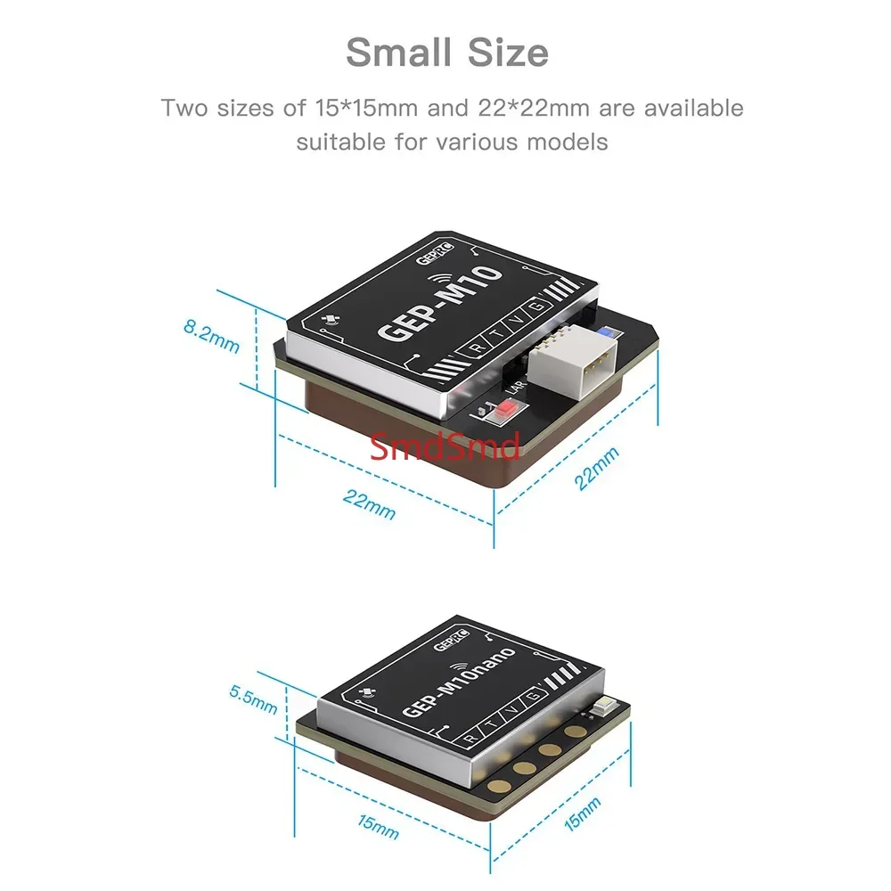 M10/M1025 GPS Module with Series GPS Nano/DQ Verision Chip for FPV Drone Accessories Support GPS + BDS + Galileo + QZSS