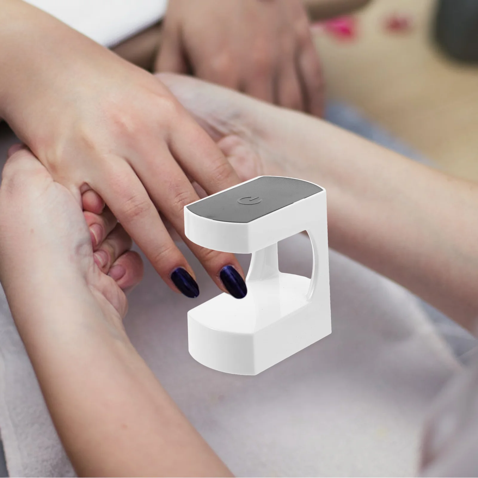 หลอดไฟเล็บเจล LED สำหรับทำเล็บเจล แห้งเร็ว ไฟทำเล็บแบบพกพา หลอดยูวีสำหรับอบเจล สำหรับร้านทำเล็บและใช้ในบ้าน อุปกรณ์ทำเล็บ