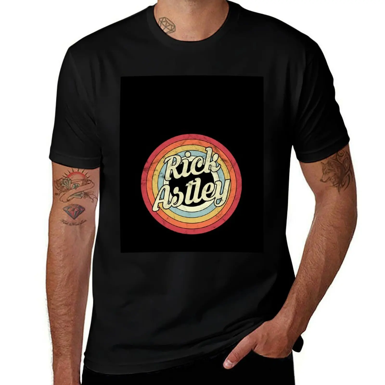 Rick Astley T-Shirt Urban Style Casual Short Sleeve Top T-Shirt