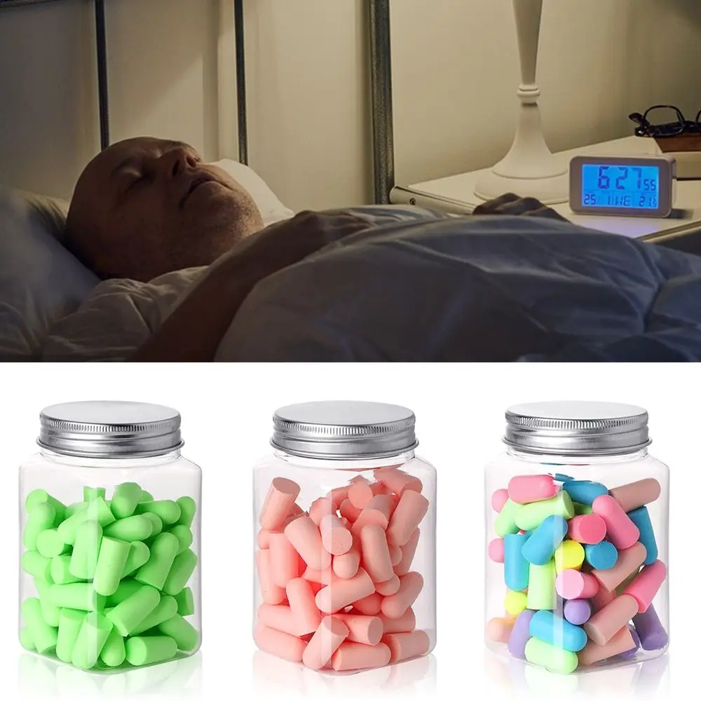 

10/24/60/120 шт., многоцветные шумоподавляющие затычки для ушей