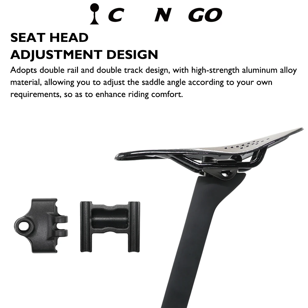 

V5RS Bicycle Seatposts, 15° Offset Black Matte 350mm Lightweight 161g Full Carbon Fiber Seatposts Outdoor Cycling Parts