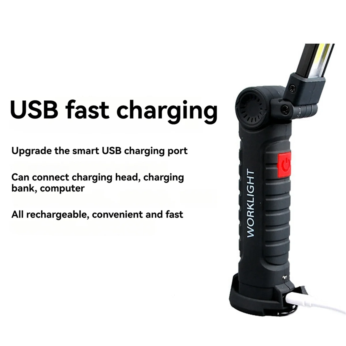 A71P LED طوي ضوء العمل المحمولة مقاوم للماء التخييم ضوء إصلاح السيارات ضوء في الهواء الطلق خيمة مصباح يدوي كبير W52