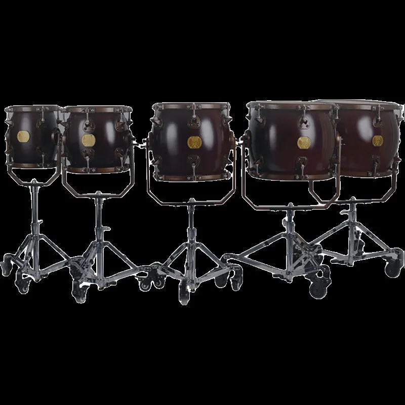 Chinese Orchestra Five-tone Drum Folk Music Percussion Instrument Timpone Drum National Music