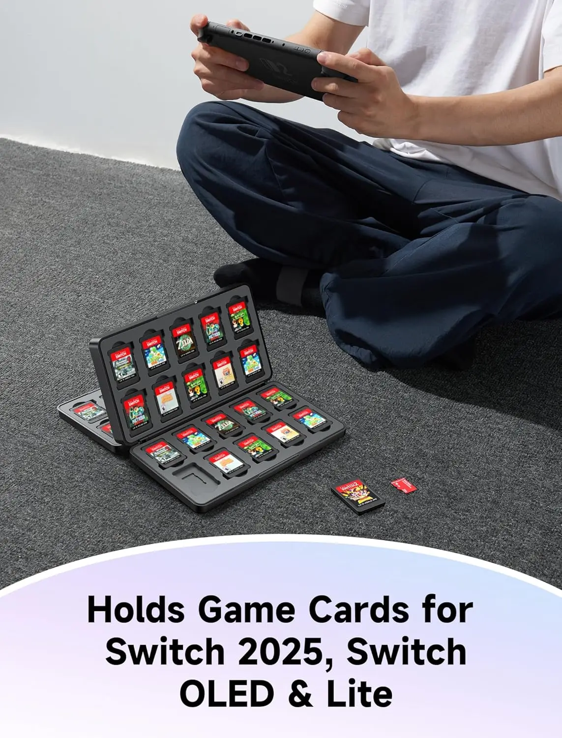 40 Switch 2 Game Card Case Holder for Nintendo Switch 2/Switch