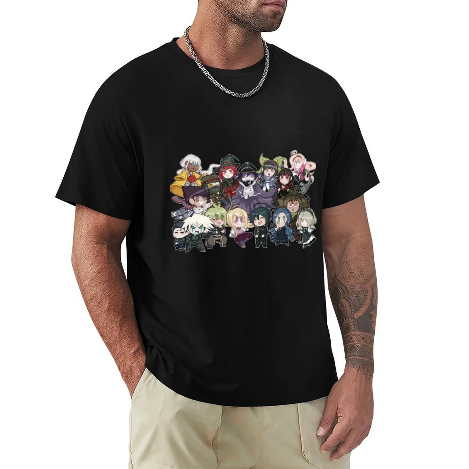 Dangan Ronpa V3 Chibi Collection T-Shirt vintage anime shirt aesthetic clothes shirts graphic mens graphic tshirts