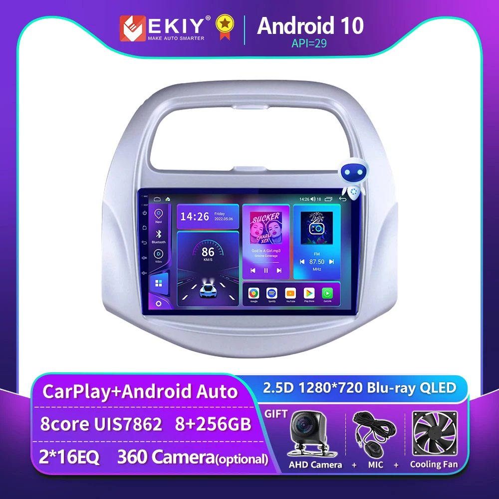 

EKIY T900 Android 10 For Chevrolet SPARK BEAT 2019 2020 Car Radio Multimedia Navigation GPS Android No 2 Din DVD Video Player BT