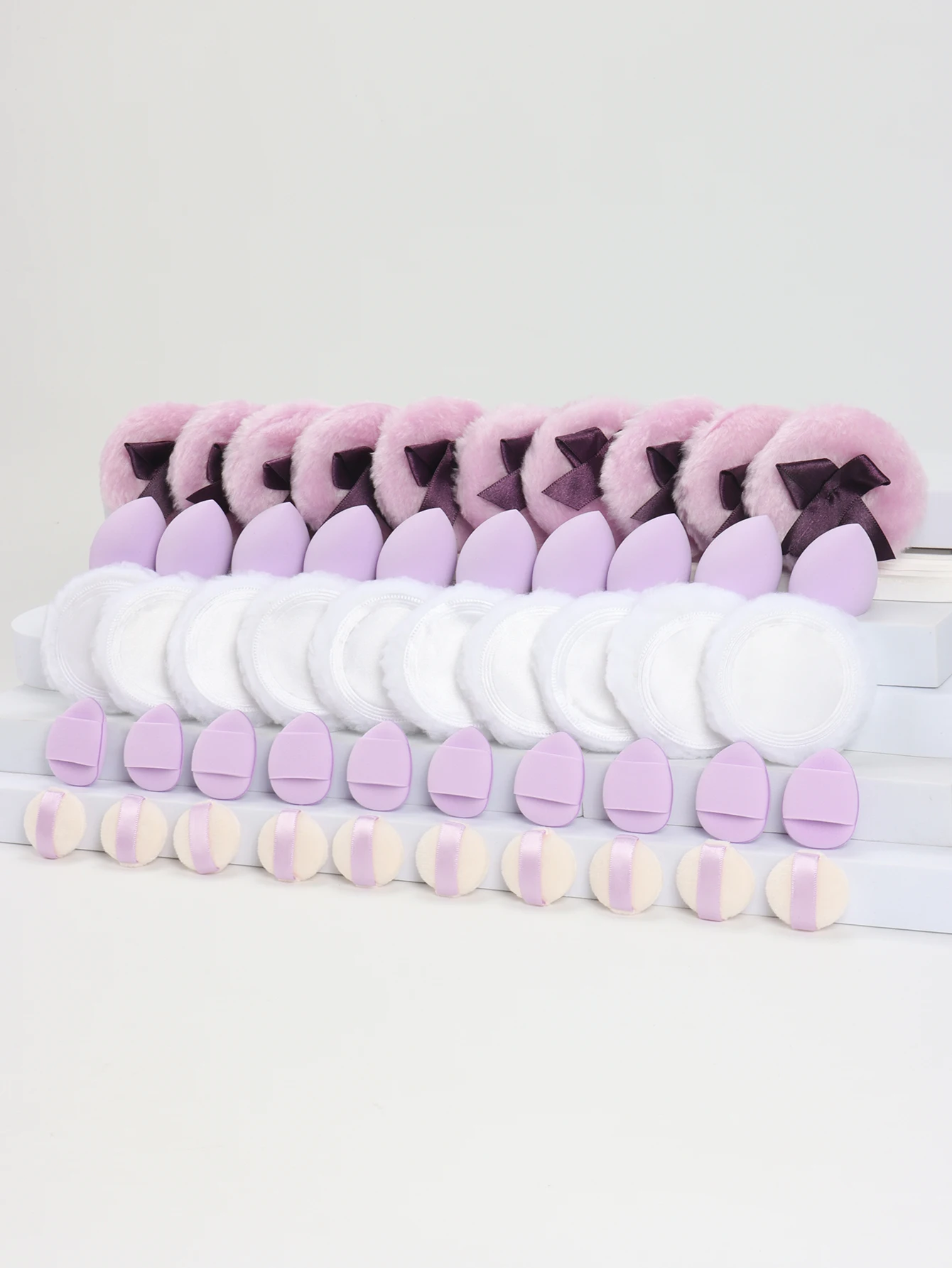 Forma de base en polvo Facial Puff profesional portátil suave cosmético Puff base de maquillaje esponja herramienta de belleza