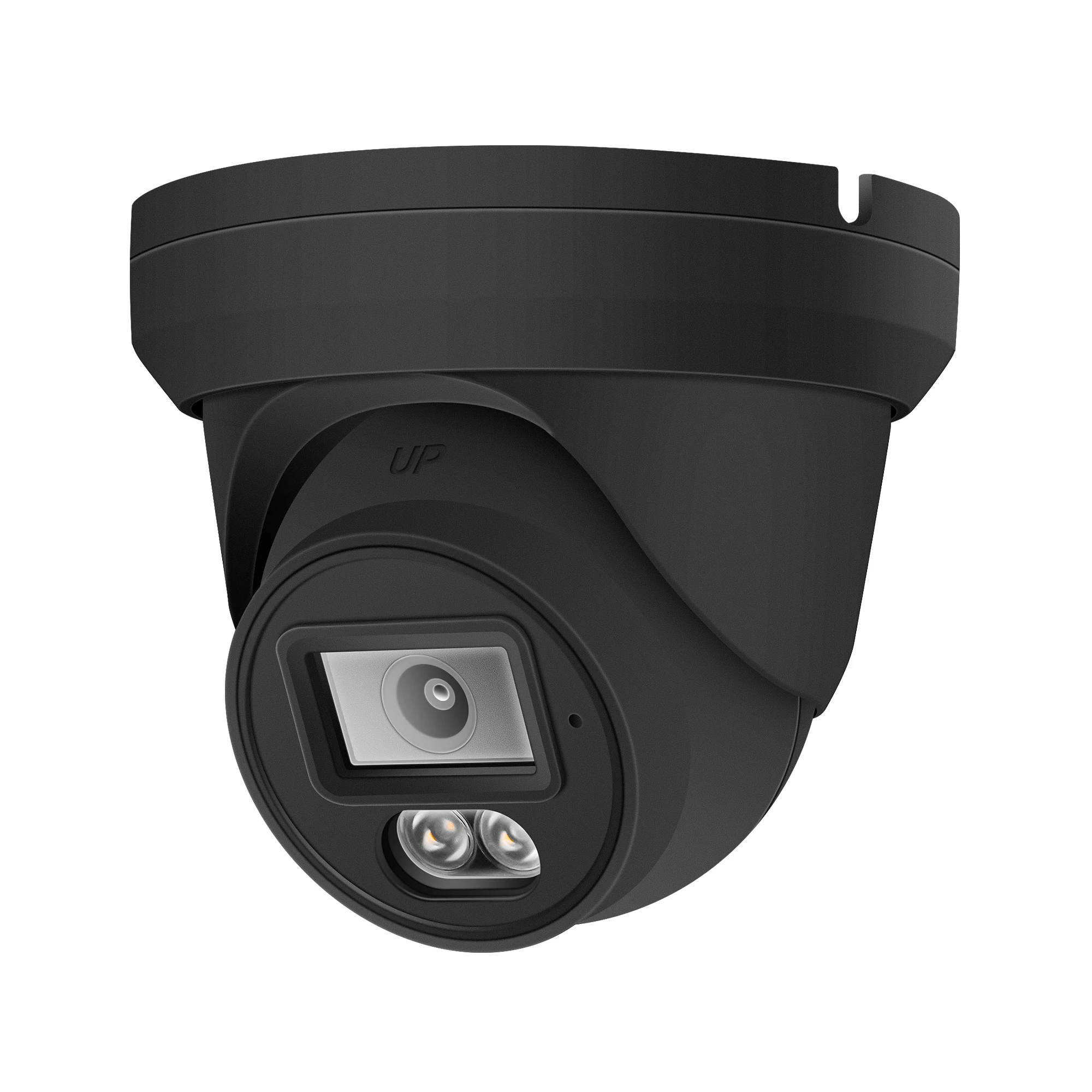 Small size 2.8mm F1.0 lens built in MIC IMX415 CMOS 4K 8MP turret colorvu poe ip camera,support plug and play with HIK POE NVR