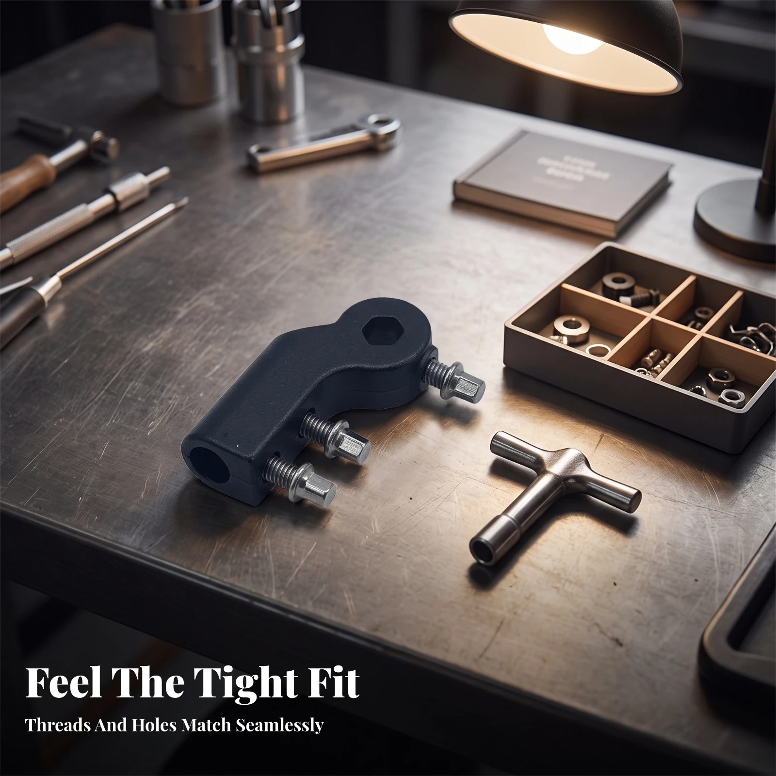 Drum Pedal Beater Base Sturdy Bass Drum Pedal Mounting Bracket Beater Bracket with Fasteners Compact Percussion Accessory Metal