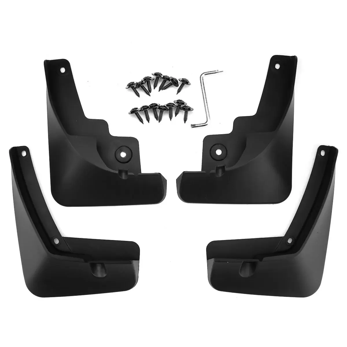 4pcs Set Front Rear Mudflaps Mudguards Fender Mud Flap Guard Splash Car Accessories Auto for Ssang Yong Korando 2019 2020 2021