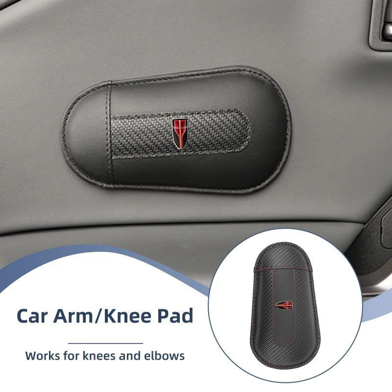 1Pc Car Car Knee Cushion Door Soft Armrest Elbow Pads Accessories For Hongqi H5 H6 H7 H9 E-QM5 HS3 HS5 HS6 HS7 E-HS3 E-HS9 LS5
