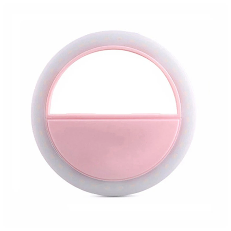 Led Selfie Ring Light Mobile Phone Lens LED Selfie Lamp Ring for Phone Selfie Clip Light Accessorie