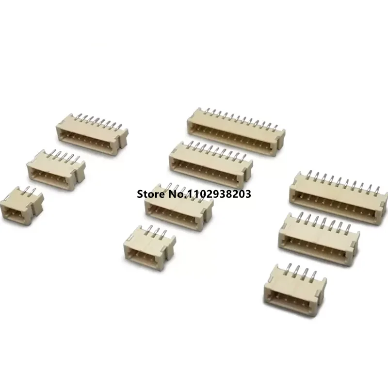 10 sztuk JST ZH1.5 1.5mm złącze SMD pionowe/poziomy gniazdo 2 P/3/4/5/6/7/8/9/10/11/12 przewód pinowy do płyty rodzaj