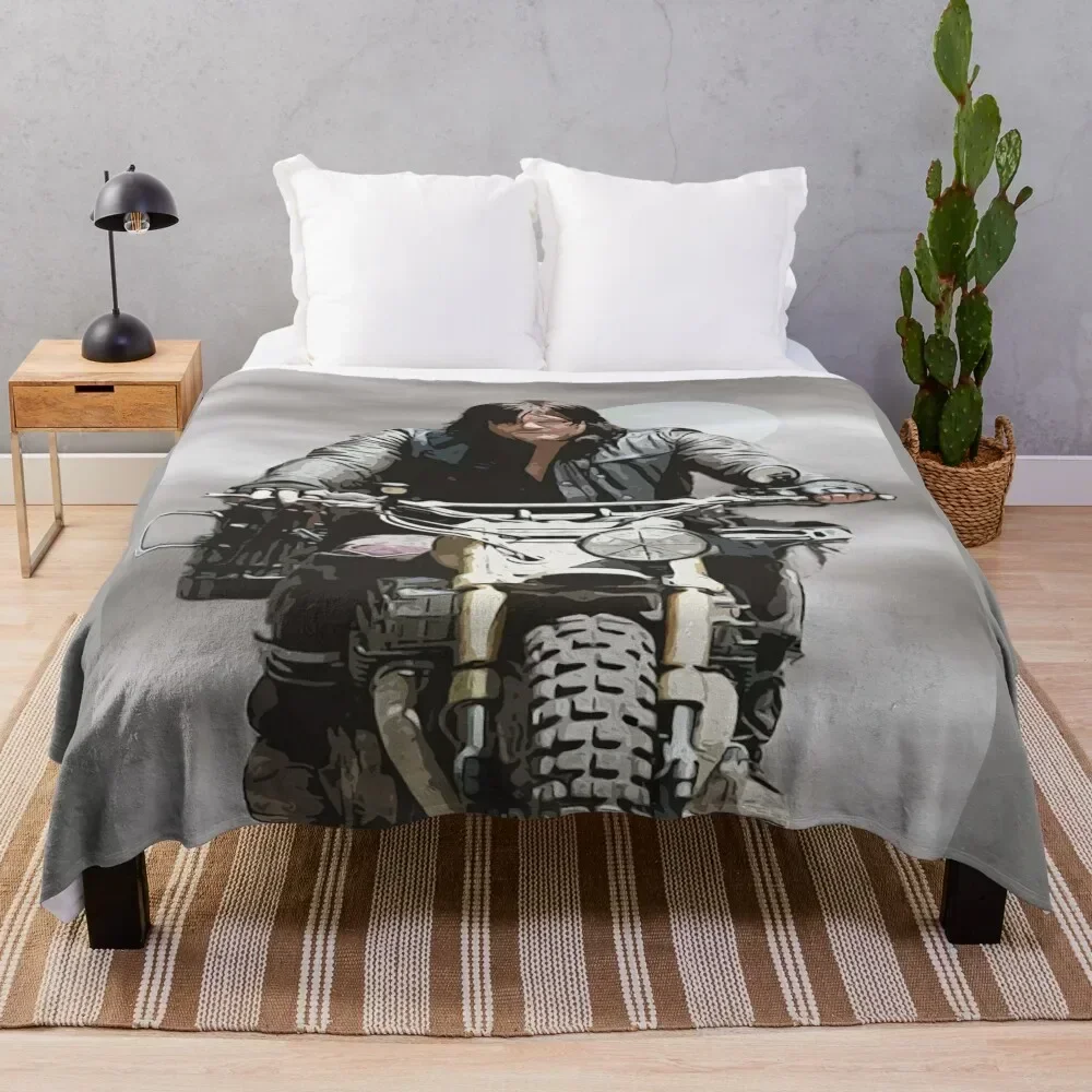

The Walking Dead Daryl Dixon Throw Blanket Cozy Napping Blanket Gift for Mom Dad