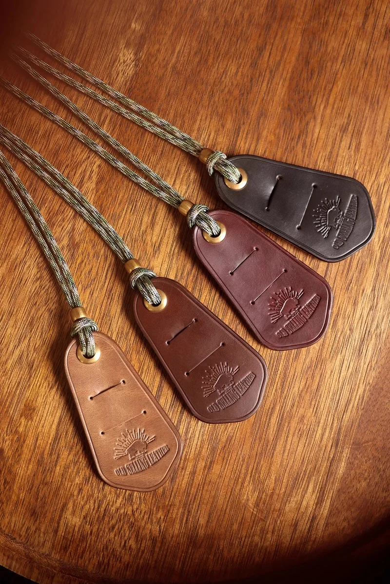 

4.00mm Horween American Holvin tea core leather Glasses Straps for Sports, Sunglasses Holder for Men, Women & Kids