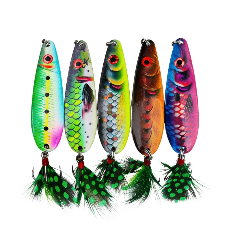 Köder, Metallspinner, VIB, 7,2 cm, 19 g, volle Schwimmschicht, flatternde Barsch und Topmouth Culter, spezialisiertes Langwurmmodell
