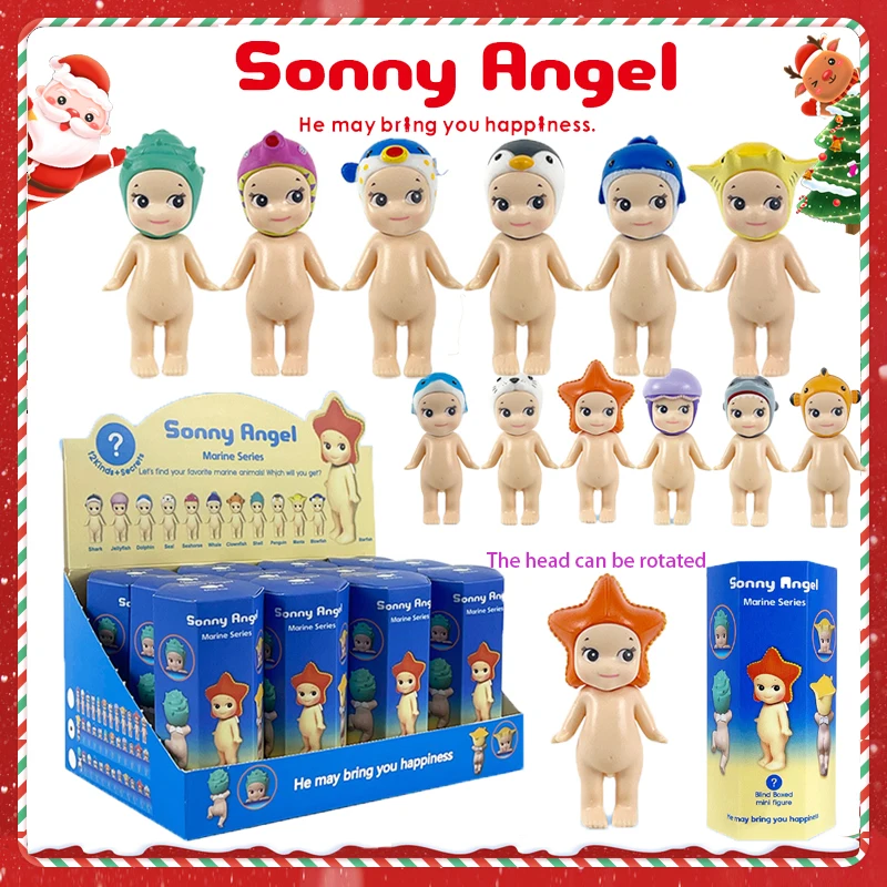 

New Sonny Angel Ocean Stand Up Toy Mini Car Decoration Cupid Fashion Doll Birthday Gift Toy Christmas Gift