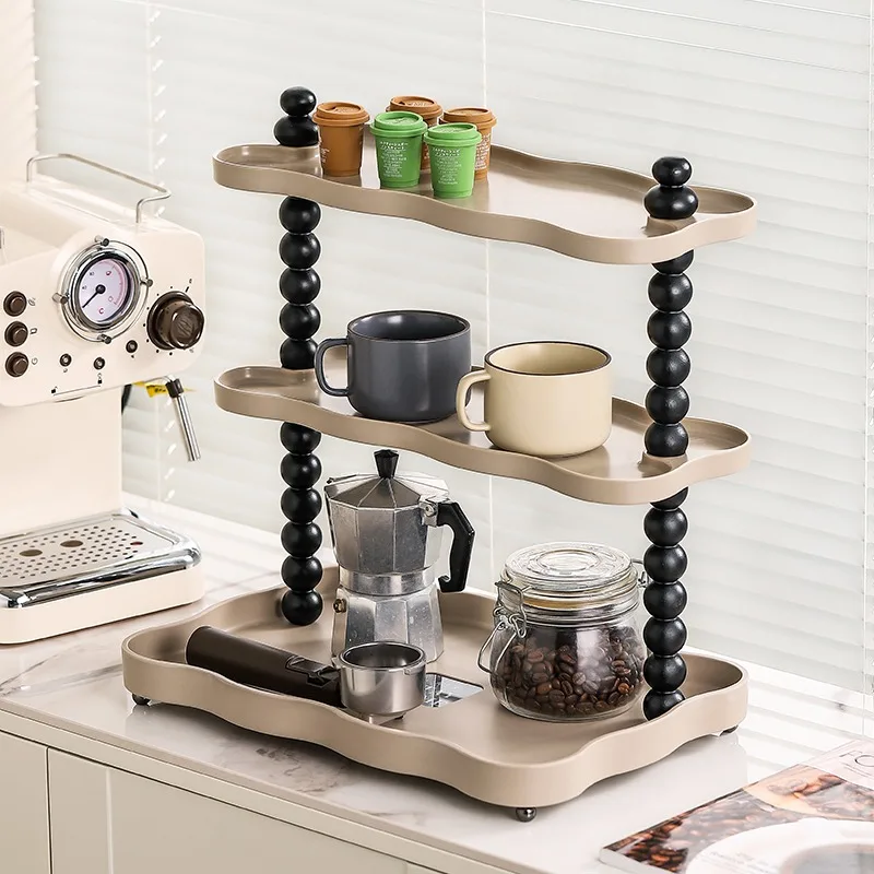 Bathroom Wash Table Cup Organizing Rack Perfume Makeup Double Layer Storage Rack
