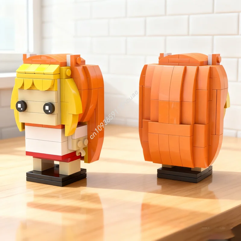 

180 шт. MOC Umaru Chibi Himouto Chan Brickheadzed модель здания Рождественский подарок блоки архитектура сборка DIY игрушки кирпич дети