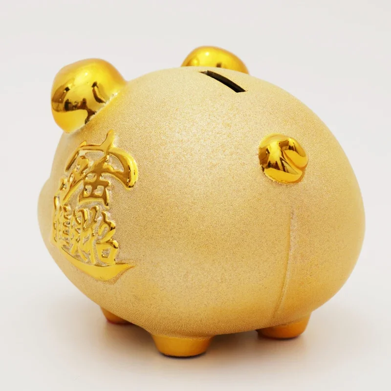 

Gift Safe Piggy To Save Coin Kids Lucky Large Children Anime Pendant Money Box Chinese Style Lovely Hucha Living Room Decoration