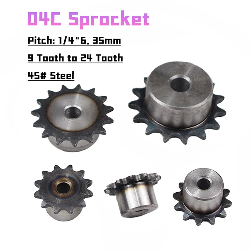 1pcs/lot #25 Chain Drive Sprocket 9/10/11/12/13/14/15/16 to 24 Tooth Pitch 1/4