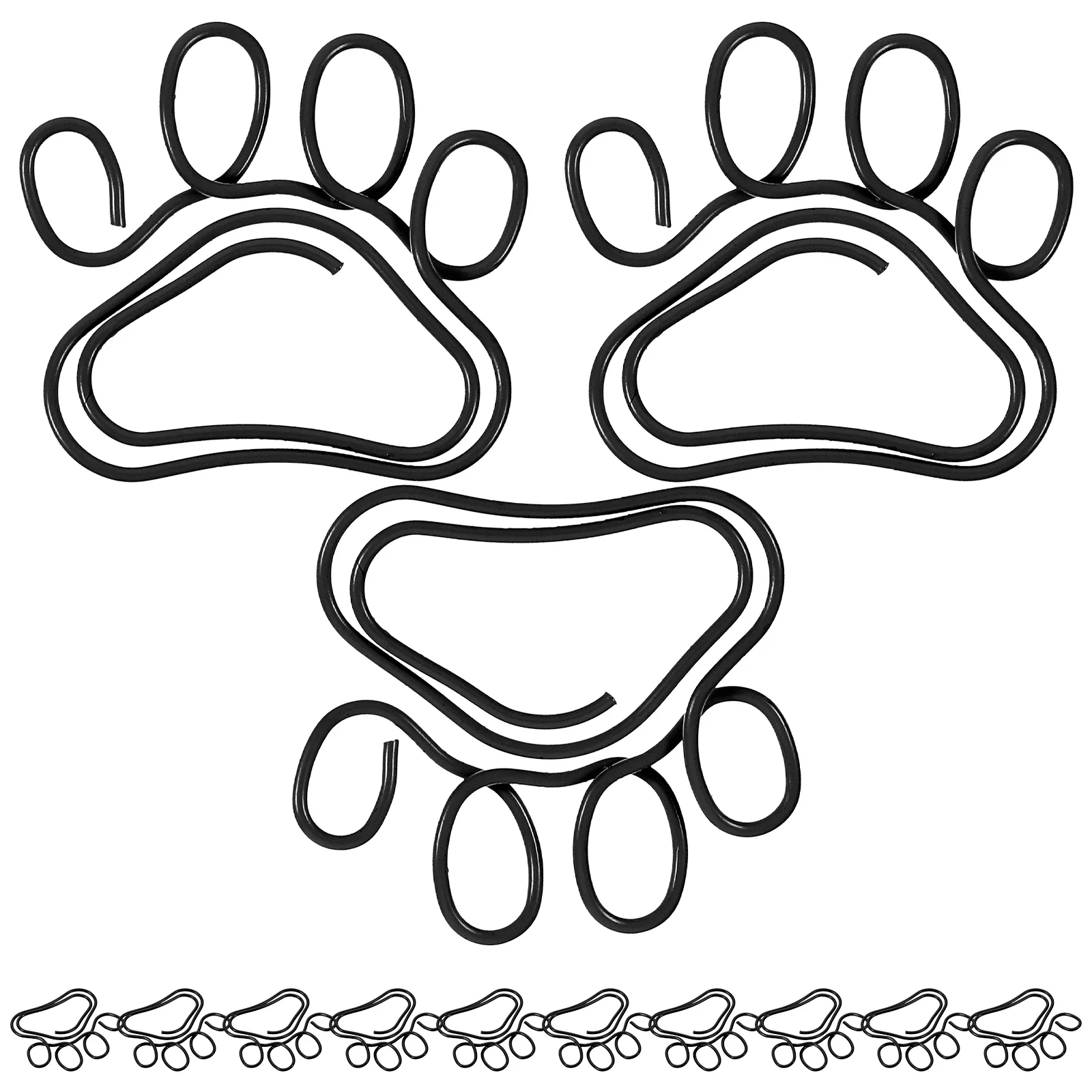 

20 Pcs Cat Claw Creative Paper Clips Paper Clips Metal Creative Shaped Document Holders Office Supplies Student Stationery