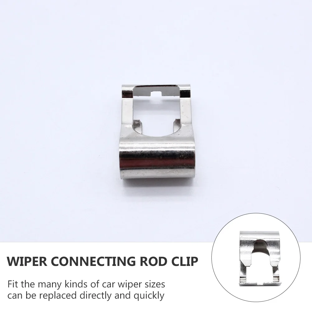 

2pc Wiper Windshield Connecting Rod Durable Wiper Connecting Rod Accessory Steel Material