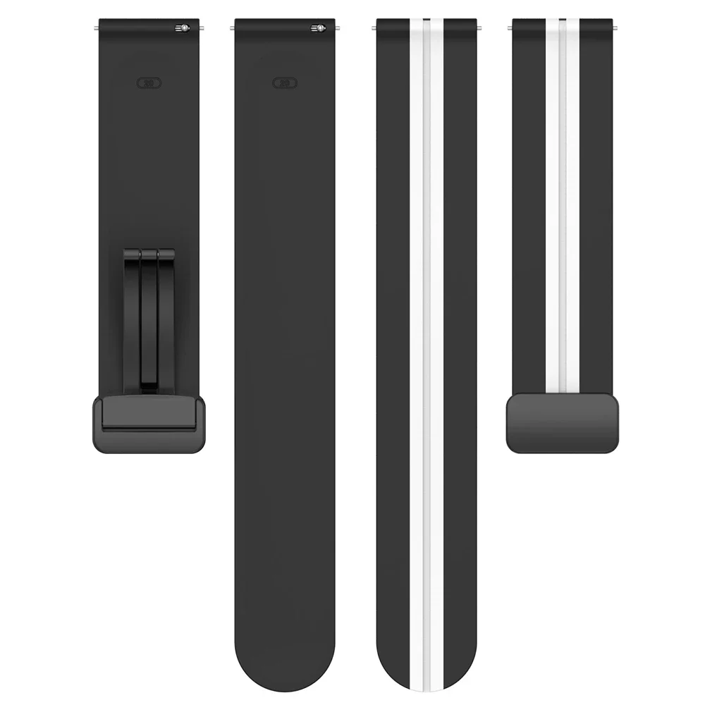 20 22mm Silicone Watch Band For Garmin Venu 3 Venu2 Strap For Garmin Forerunner 265 255 Music 55 Venu2 Sq Magnetic Belt Bracelet image 5