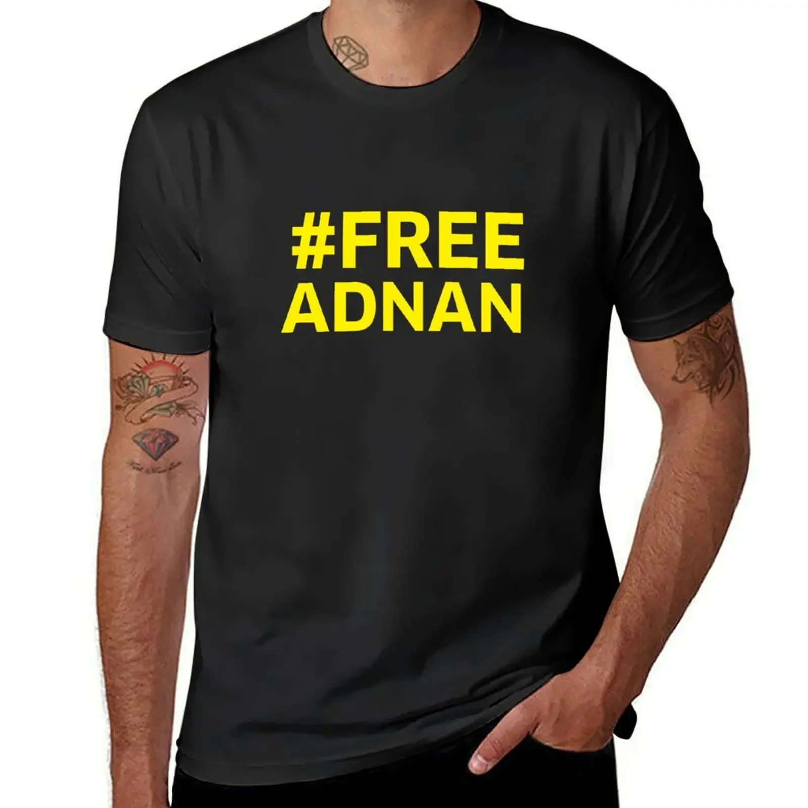 

#FREE ADNAN T-Shirt customs anime heavyweights graphic t shirt vintage mens shirts graphic tee