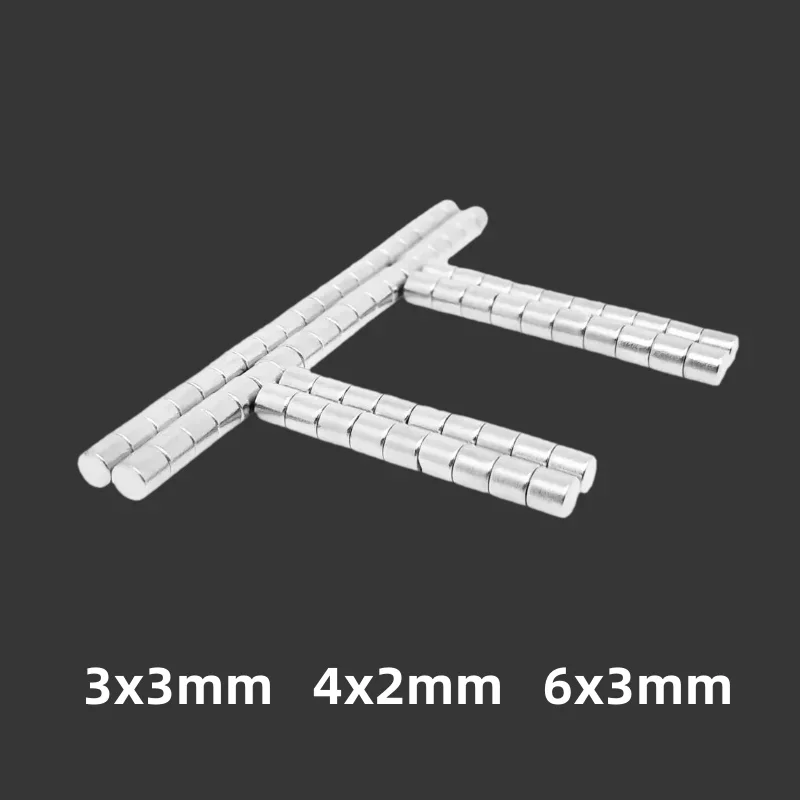 3x3/4x2/6x3mm Super Mini Small Round Magnets, Multi-use Tiny cute Tool Toy Magnet for Whiteboard, Classroom, Office