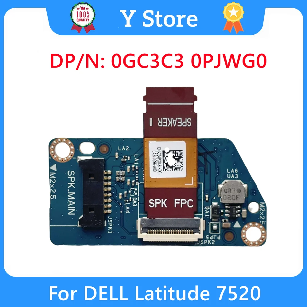 

Y Store 0GC3C3 0PJWG0 NEW Original For DELL Latitude 7520 SPK Audio Interface Small Board LS-K376P GC3C3 PJWG0