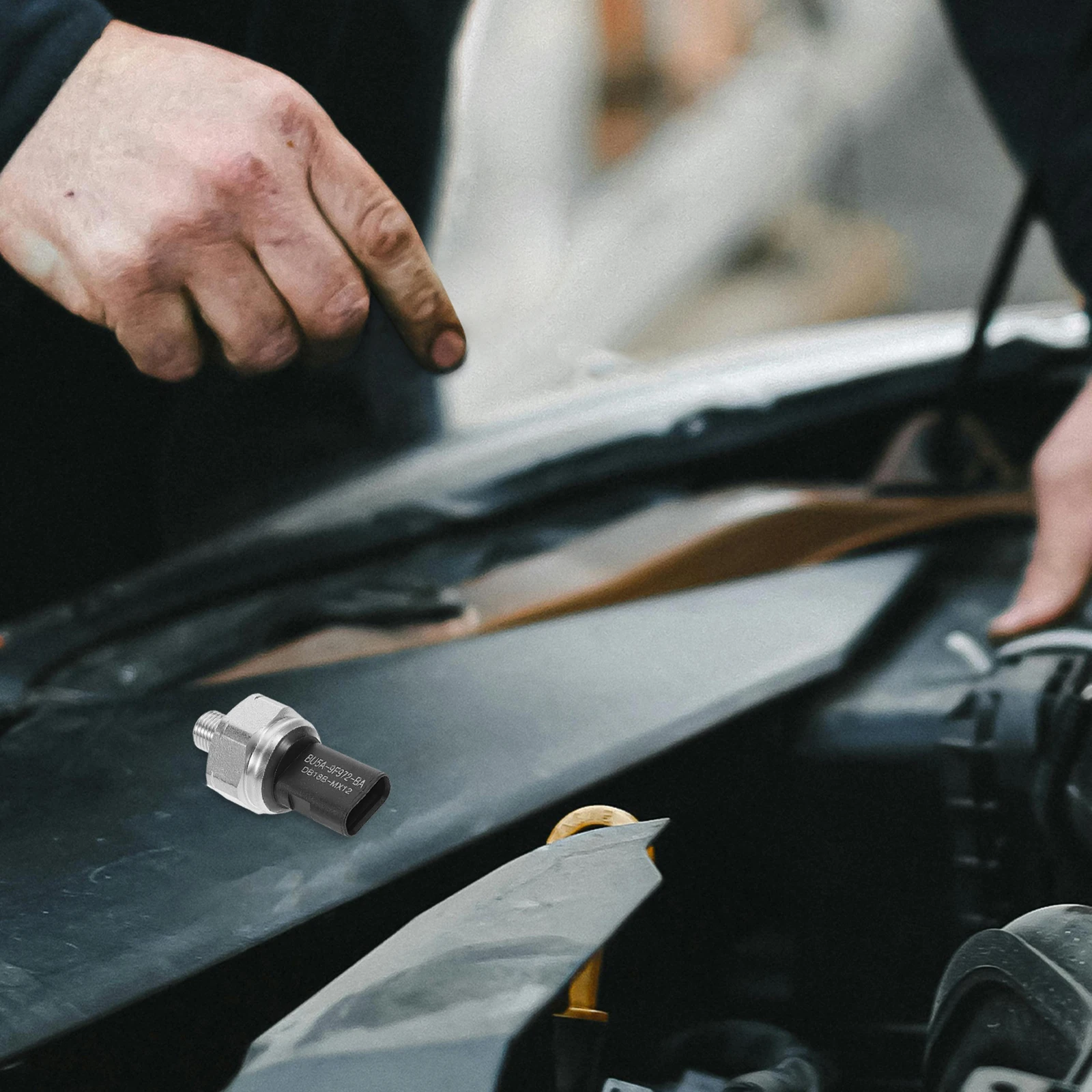 

Pressure Sensor Replacement For Car Engine Fuel Injection Pressure Transducer Durable Metal Unit High Accuracy Fuel System