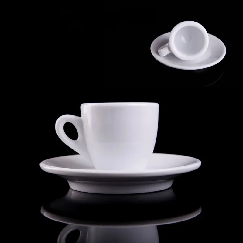 Nuova Point Classic Esp Espresso Cup And Saucer Set Professional Competitive Level Thicken Bone China Coffee Mugs And Plate Set