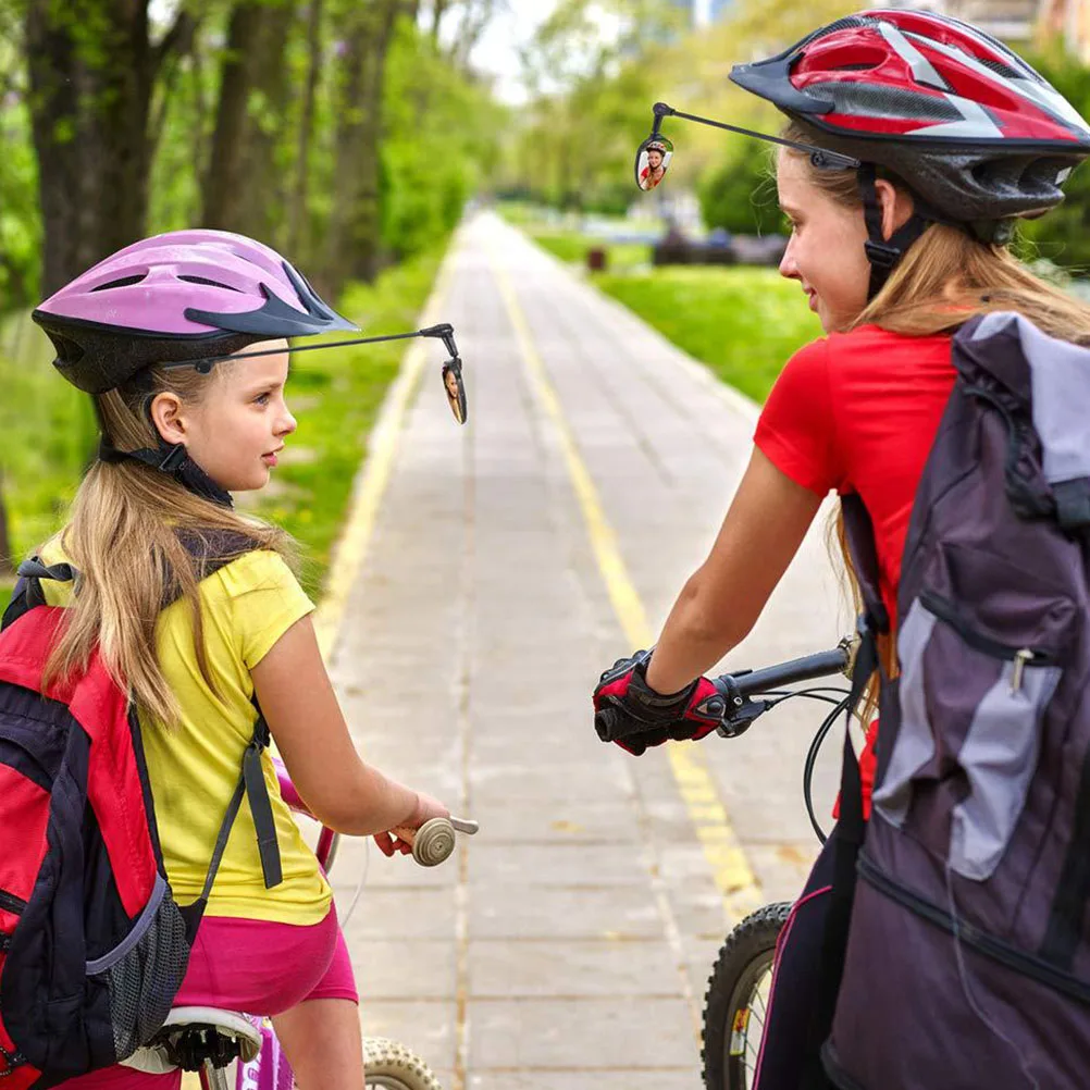 

Universal Lightweight Bike Mirror 360 Degree Rotation Clear Vision for Road Mountain Cycling Safety Adjustable Shaft