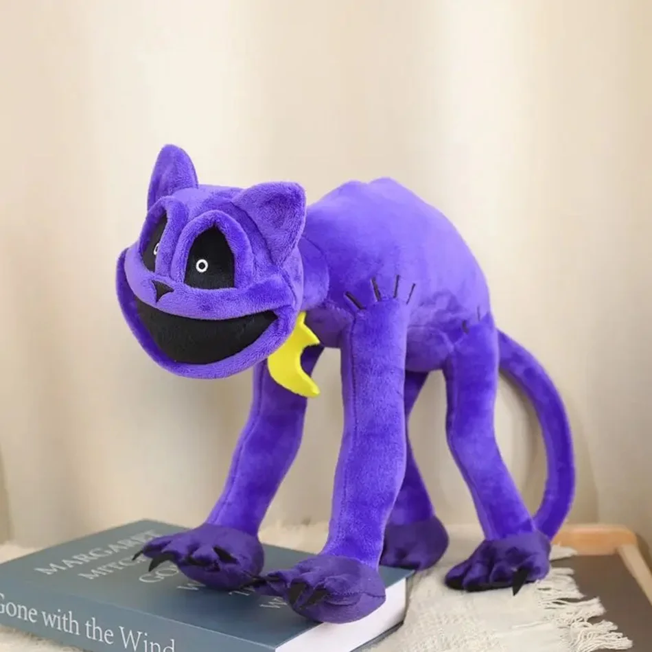 

Kawaii Soft Stuffed Bearhug Plushie Doll Smiling Critters Design Kids' Bedroom Decor Catnap Dogday Plush Toy Children's Gift