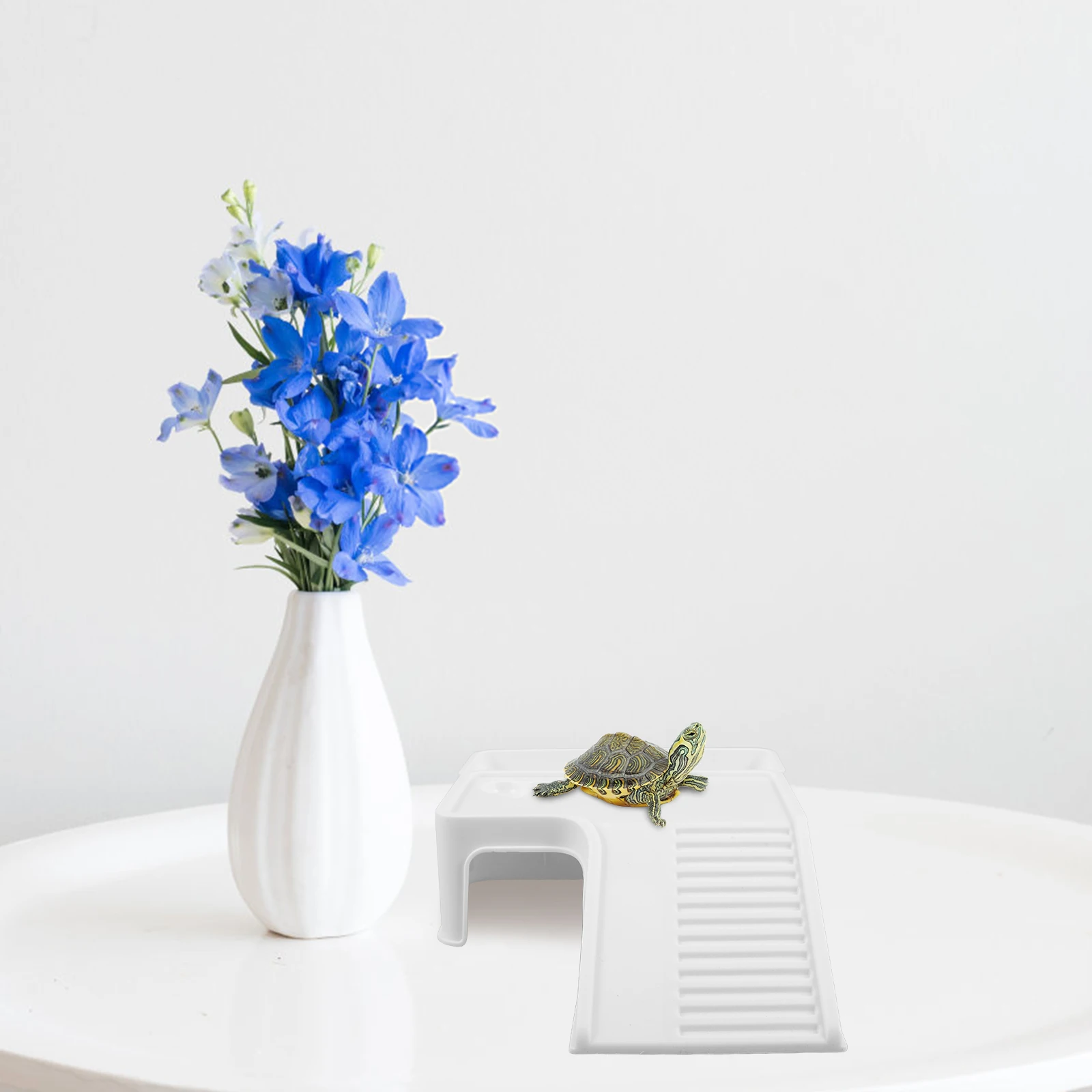 

Multifunctional Turtle Basking Platform Reptile Hideout Climbing Villa For Aquatic Tanks Lightweight Easy To Clean Plastic