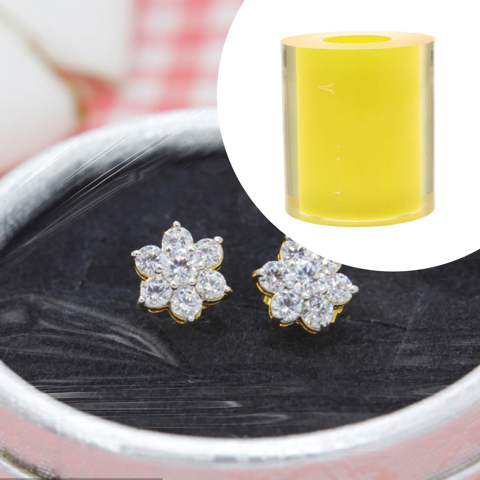 1 Roll Self-Adhesive Transparent Protective Wrap Film Electrostatic Scratch Dust Fingerprint Resistant Multi-Function Watch