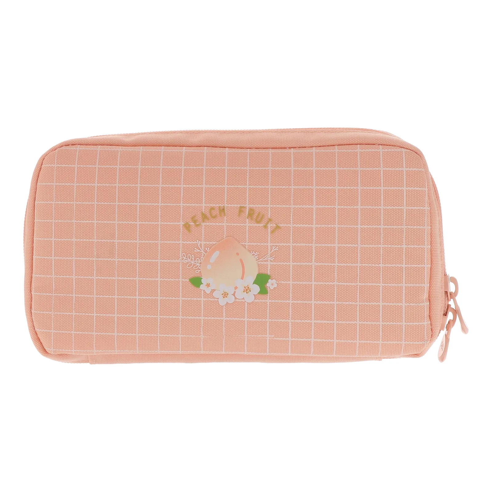 Colorful Cute Large Capacity Pencil Case Nylon Pen Bag Multifunction Stationery Organizer Makeup Storage Box