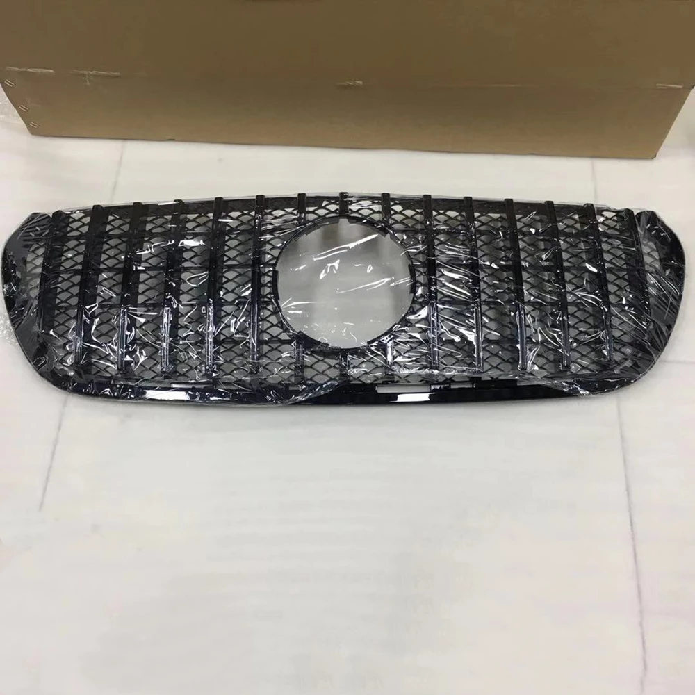 

Front Racing Grill Grid Grille Replacement Bumper Hood Vent Mesh For Mercedes Benz X Class GT 2018-2020
