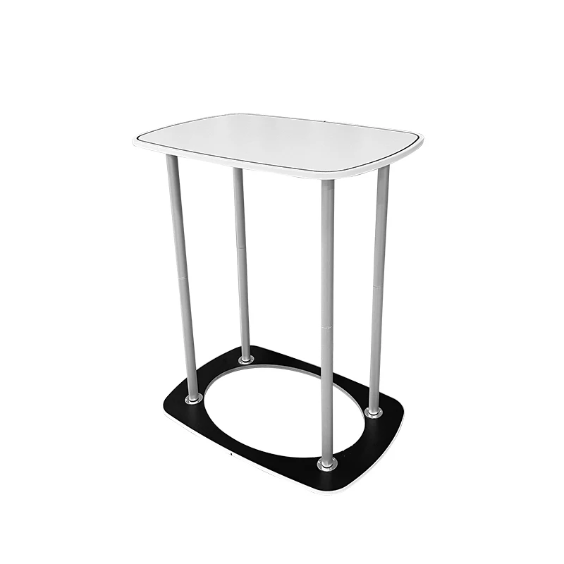Portable Foldable Aluminum Pop-Up Exhibition Advertising Booth Counter New Design Tension Fabric Shelves Trade Show Equipment