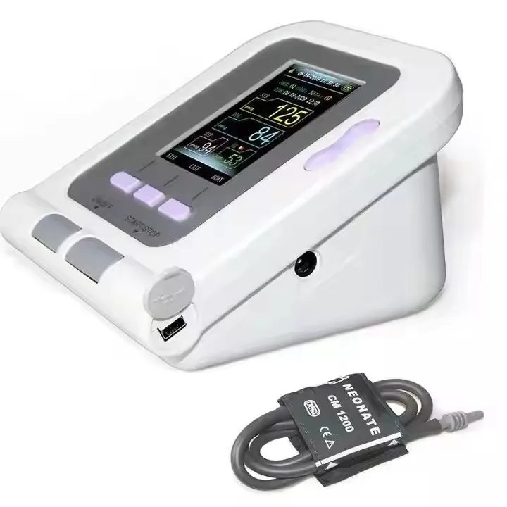Accurate Digital Non-Invasive B/lood Pressure SPO2 PR NIBP M/onitor for Dogs/Cats Upper Arm Measurement 2.8