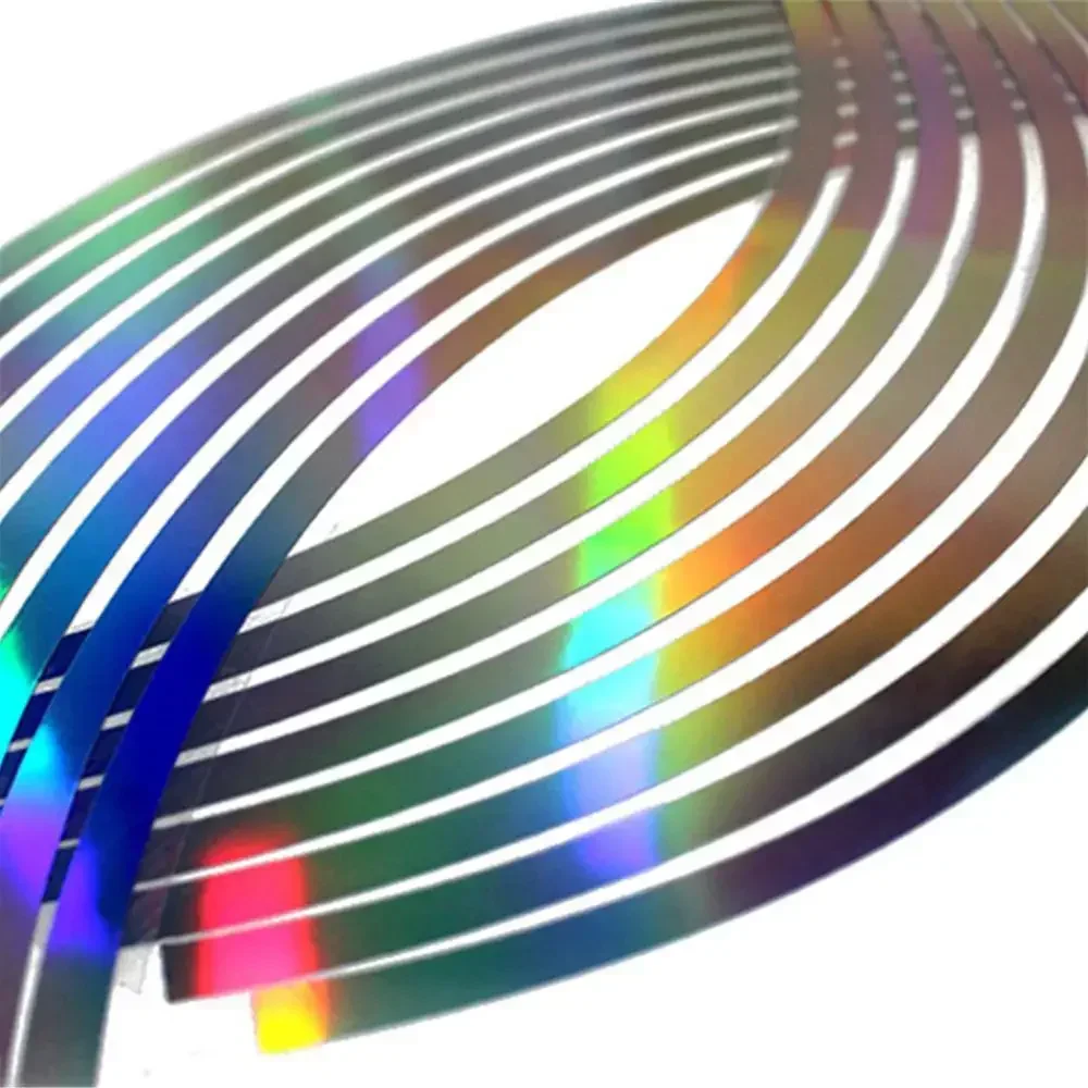 ملصق عاكس للدراجة النارية ، شريط حافة العجلة ، خطوط ليزر ، ملصقات سيارة ، تصميم سيارة ، بولي كلوريد الفينيل ، 10 بوصة ، 12 بوصة ، 14 بوصة ، 18 بوصة ، 16