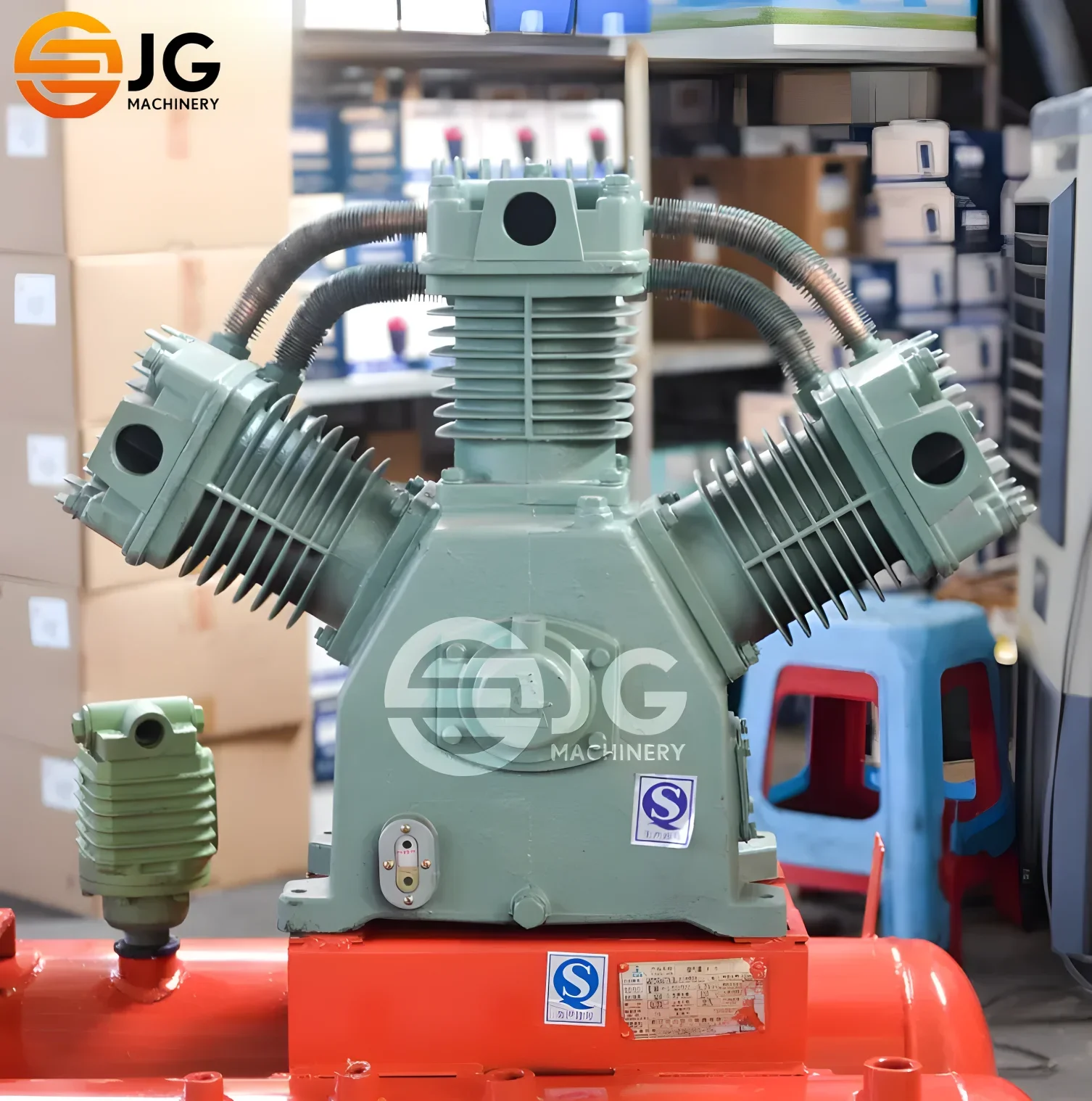 Kepala Silinder Kompresor Udara Piston 5bar 8bar 12.5bar 5hp