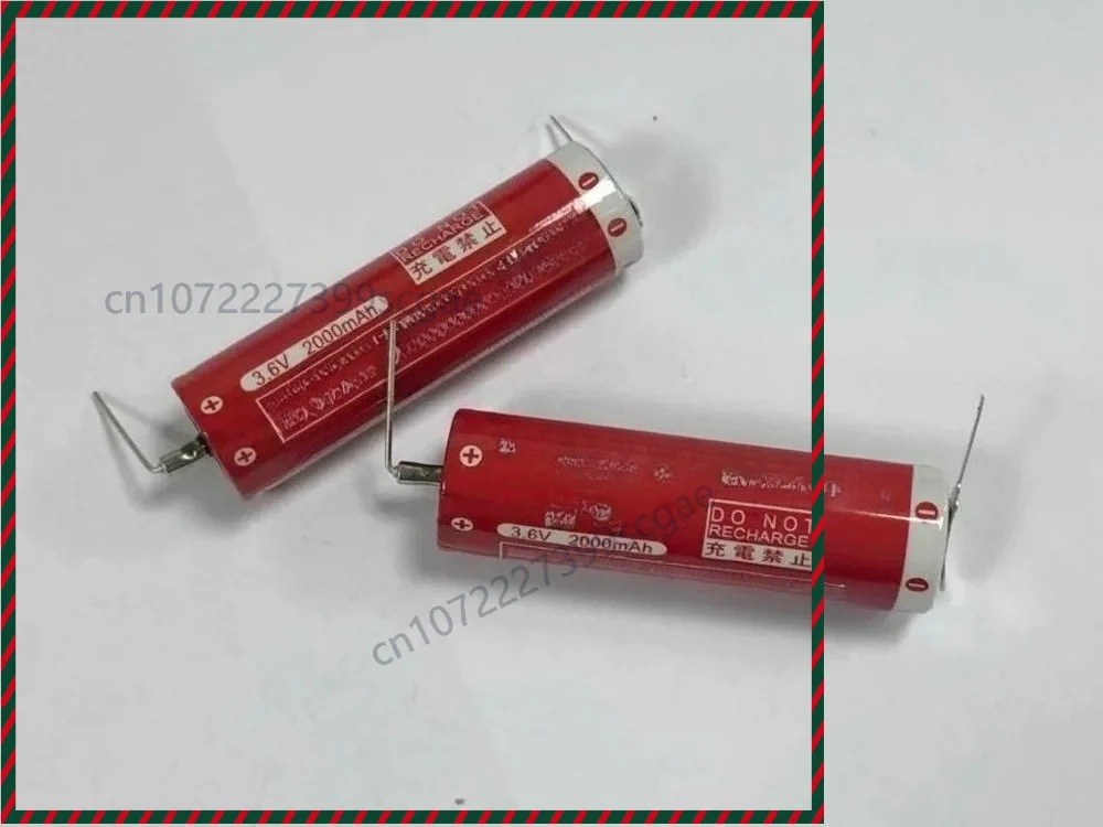 1pcs Replacement Battery ER6 AA 2000mAh 3.6V With Welding Pins for Maxell Lithium Battery
