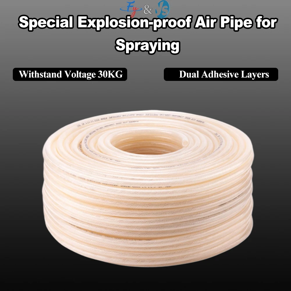 High Pressure Explosion-proof Pneumatic Hose 12mm 14mm Anti-freezing Air Pipe for Air Compressor Fitting