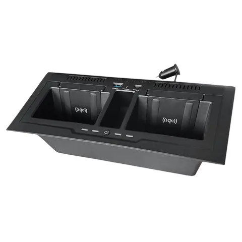 Wireless Charger Car Fast Charger Tray Pad Fast Mobile Phone Holder Fast Phone Charger for Land Rover Defender 110 130 2020-2023